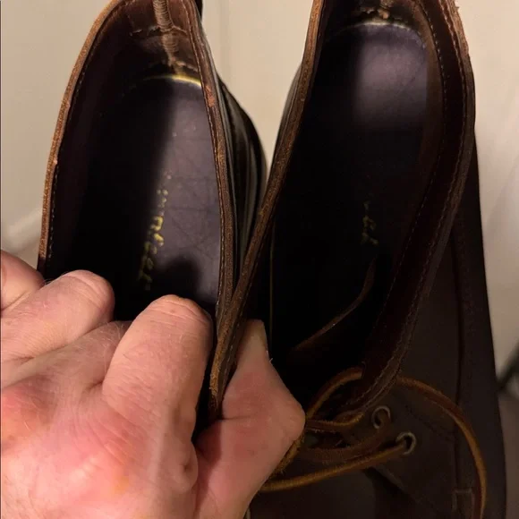 Men's 11.5 Sperry “Made in Maine” Horween leather topsider chukka boots - Picture 3 of 8